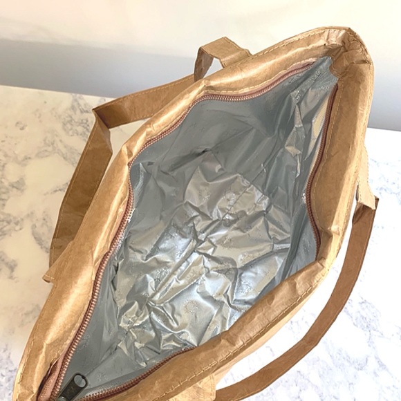 Insulated Kraft Paper Lunch Bag - Picture 3 of 3